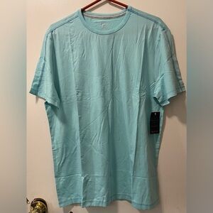 Flag & Anthem MadeFlex Men Short Sleeve Crew Neck T-Shirt Color Aqua Size Medium